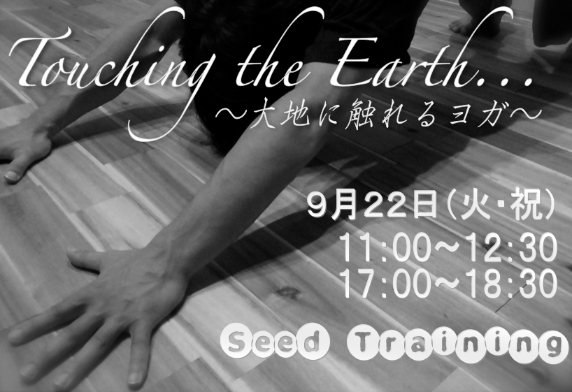 Seed Training シードトレーニング ヨガ 陰ヨガ Yoga Yin Yoga 初心者 イベント 体験 尼崎 兵庫 大阪 西宮 伊丹 宝塚 呼吸法 瞑想 メディテーション マインドフルネス アーシング